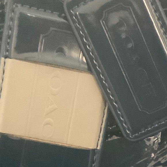 Navy Coach handbag - Picture 3 of 10